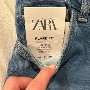 Zara flare fit jeans